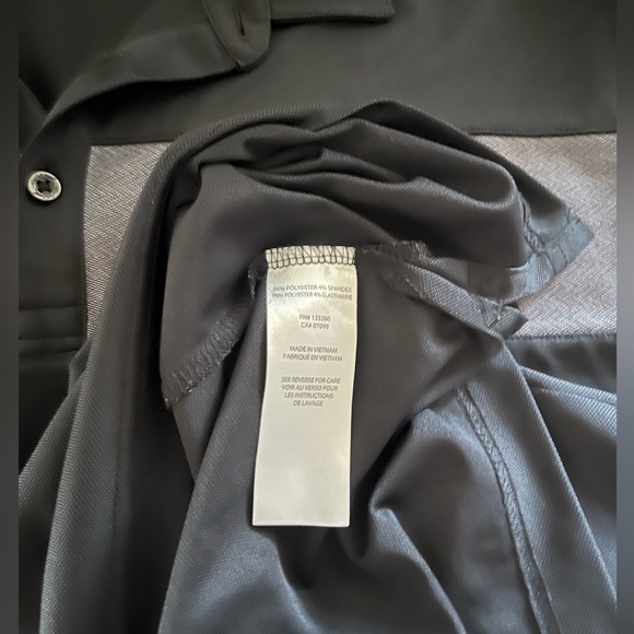 SOLD - On another Platform! Travis Mathew Black Colorblock Polo Golf Shirt XXXL - Picture 4 of 7
